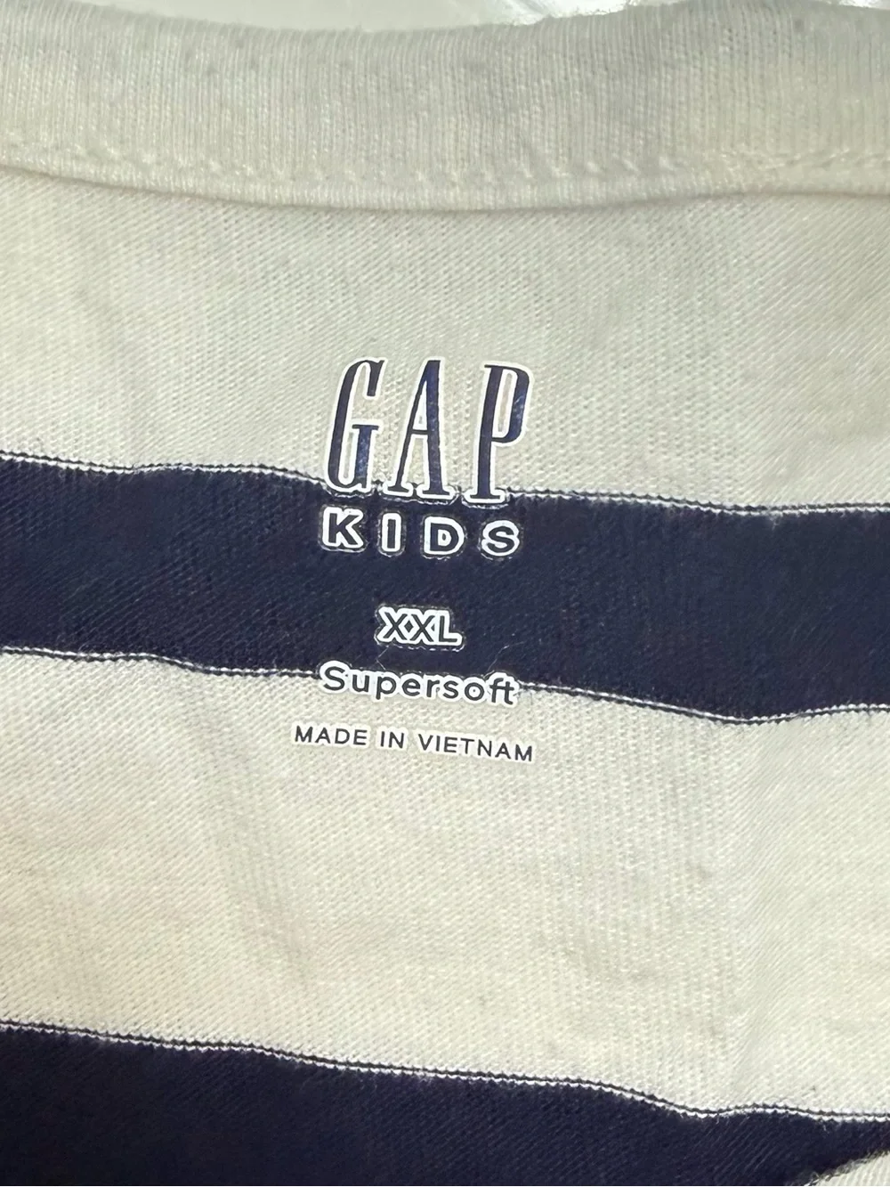 ✨ GAP Kids XXL (14-16) Striped Reversible Sequin Heart Long Sleeve Top❤️